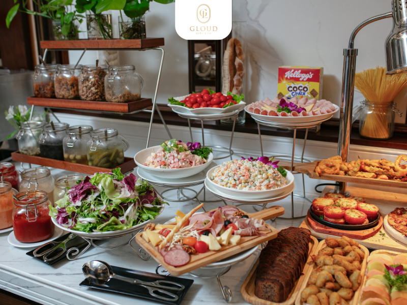 khách sạn gần NECC buffet sáng 